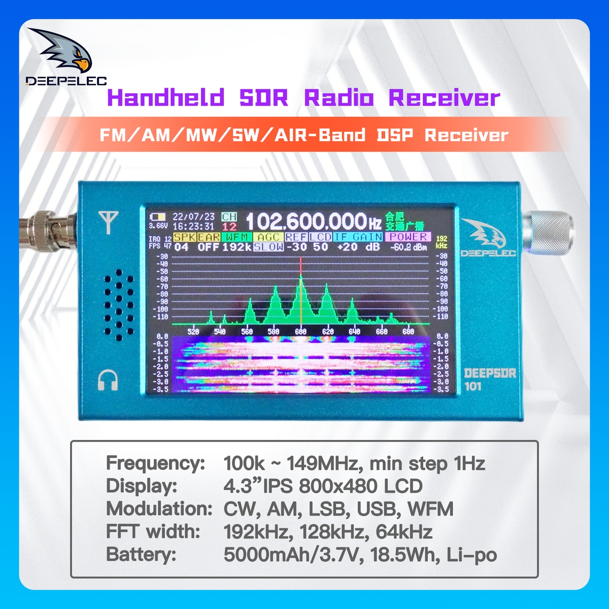 DeepSDR 101 Product Release – Hangzhou Minghong Electronic Technology Co.,  Ltd.